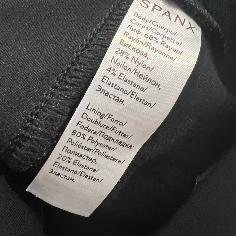 Spanx The Perfect Black Pant Ponte Knit Skinny Pants Size S - Picture 6 of 16